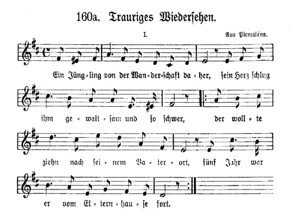 Trauriges-Wiedersehen-Melodie von 160a