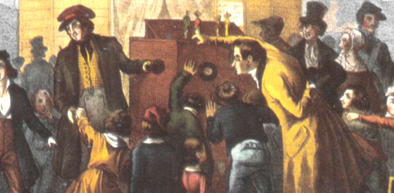 Guckkasten Jahrmarkt 1840