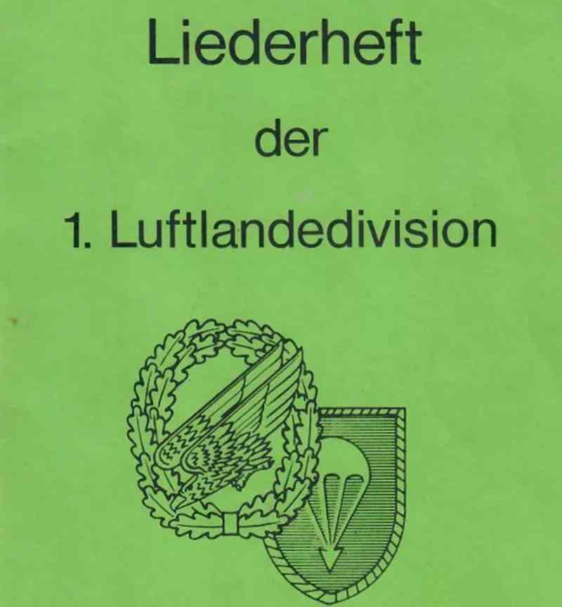 Liederheft der 1. Luftlandedivision