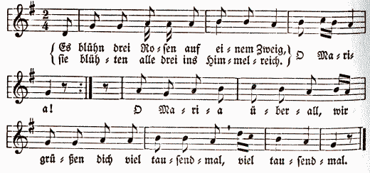 Noten dieses Liedes