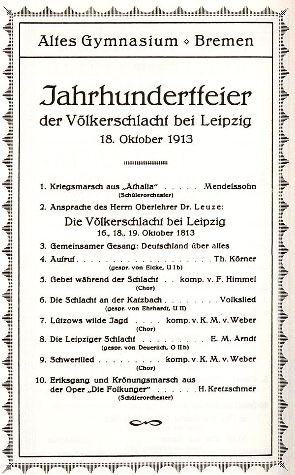Völkerschlacht bei Leipzig 1913