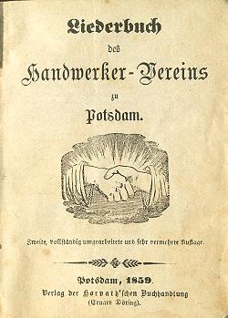 Liederbuch des Handwerker-Vereins