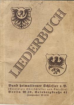 Liederbuch heimattreuer Schlesier e.V. 1936
