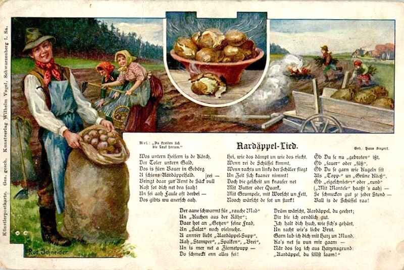 Wos untern Heisern is de Körch (Aardäppellied)