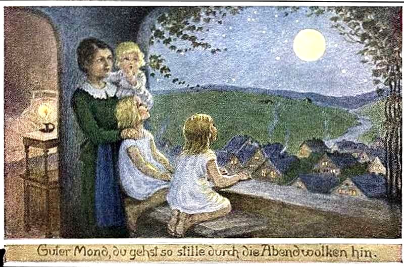 Guter Mond du gehst so stille (Franziska Schenkel)