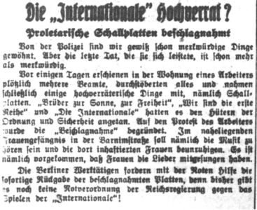1931-07-23 Schallplatten Beschlagnahmt