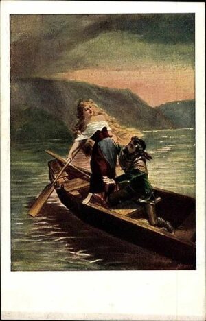 Ansichtskarte von Pichon - Die Lorelei mit im Boot
