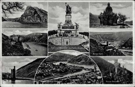 Gruß vom Rhein Mit Lorelei