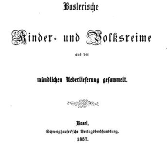 Baslerische Kinder- und Volksreime