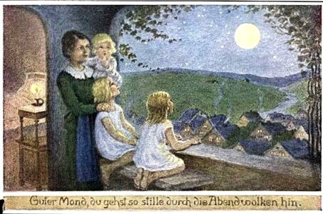 Guter Mond du gehst so stille (Franziska Schenkel)