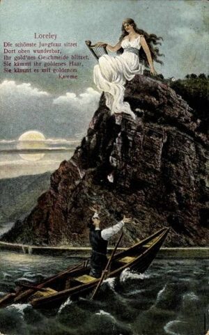 Postkarte mit der Lorelei (1926)