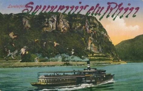 Der Loreleifelsen (Souvenir)